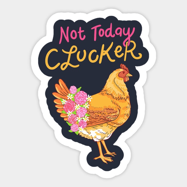 Chicken Farmer Sticker by Tatjana  Horvatić